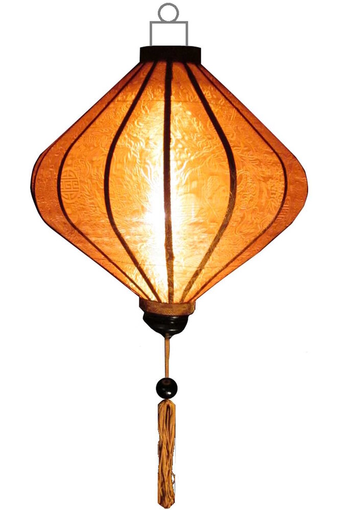 Kupferfarberne Lampion Diamant 45