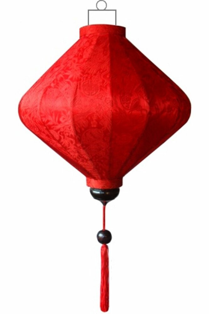 Rotfarbe Lampion Diamant 45