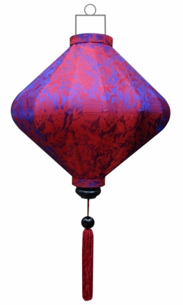 Indigofarbene Lampion Diamant 45