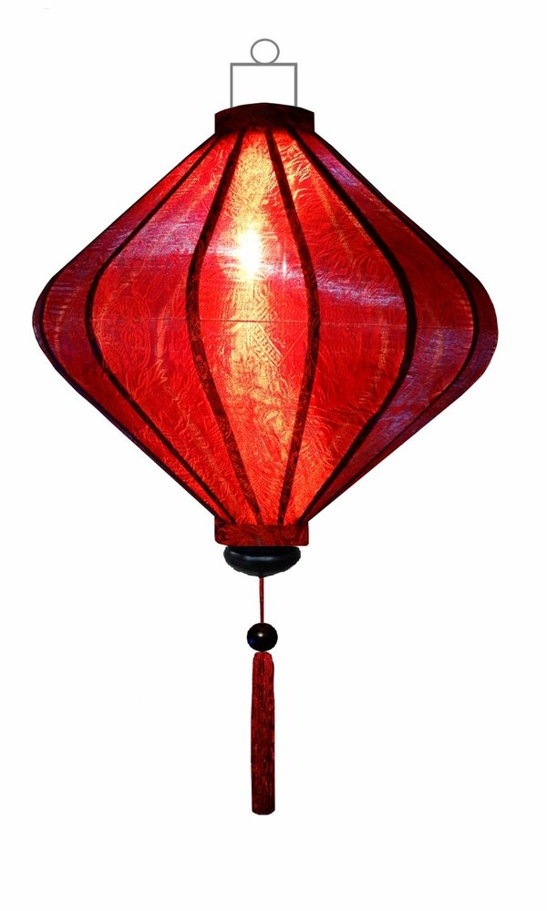 Indigofarbene Lampion Diamant 45