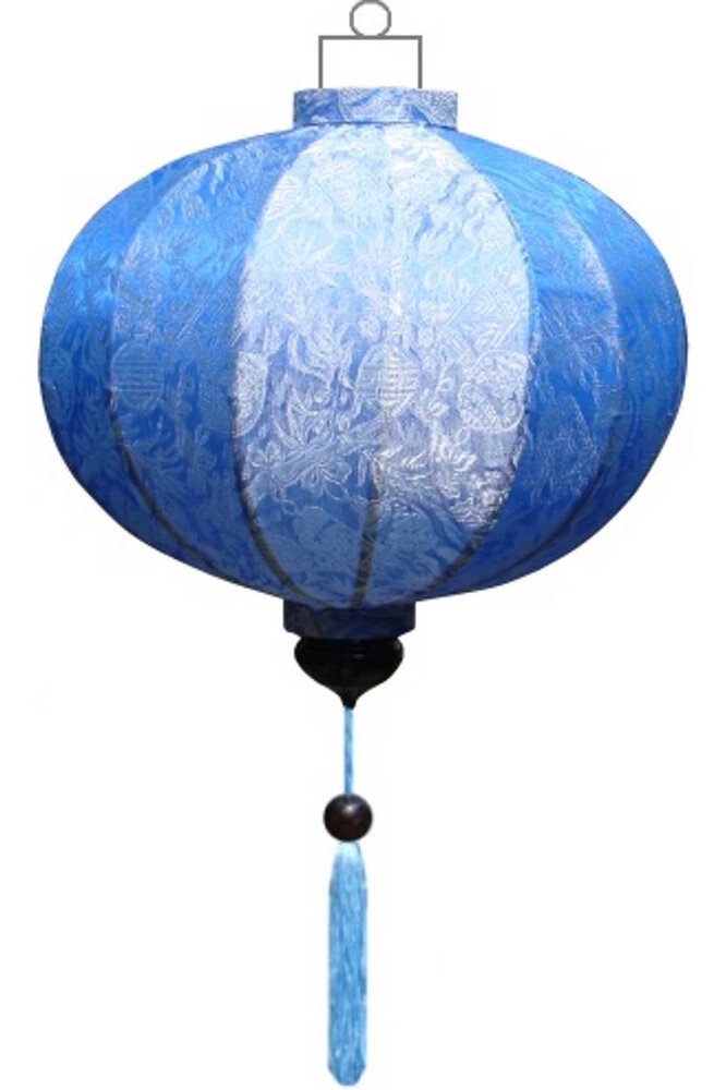 Blaufarbe Lampion Globus 45