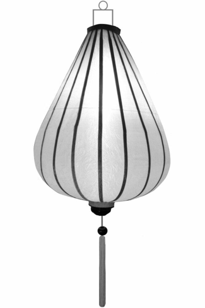 Wei&szlig;farbe Lampion Tropfen 45