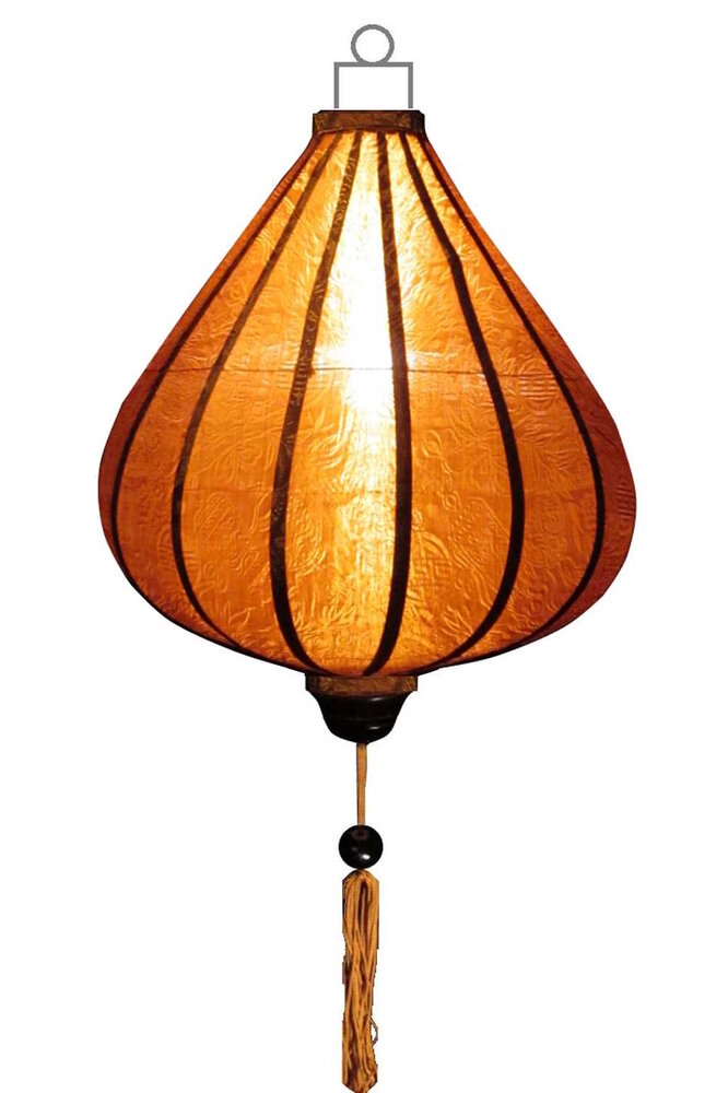 Kupferfarberne Lampion Tropfen 45