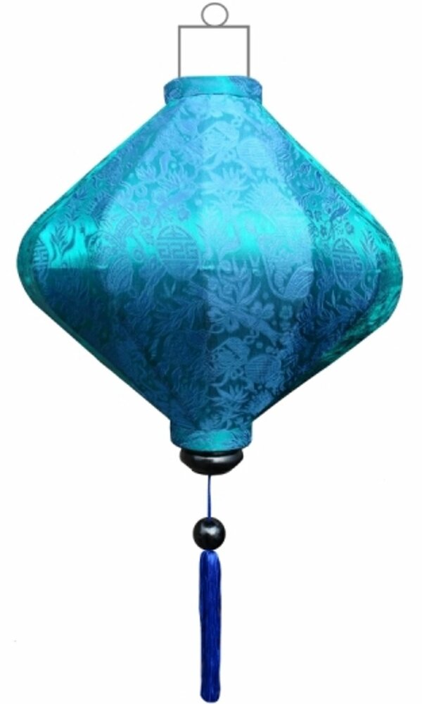 T&uuml;rkisfarbene Lampion Diamant 62
