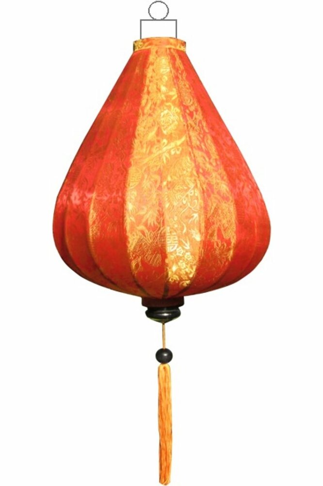 Orangefarbene Lampion Tropfen 62
