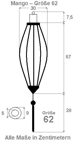 Lilafarbe Lampion Mango 62
