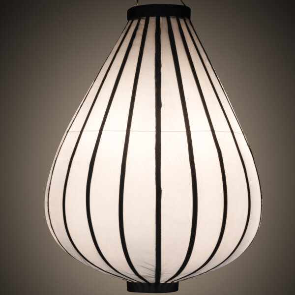 Wetterfeste Lampion Tropfen Silber