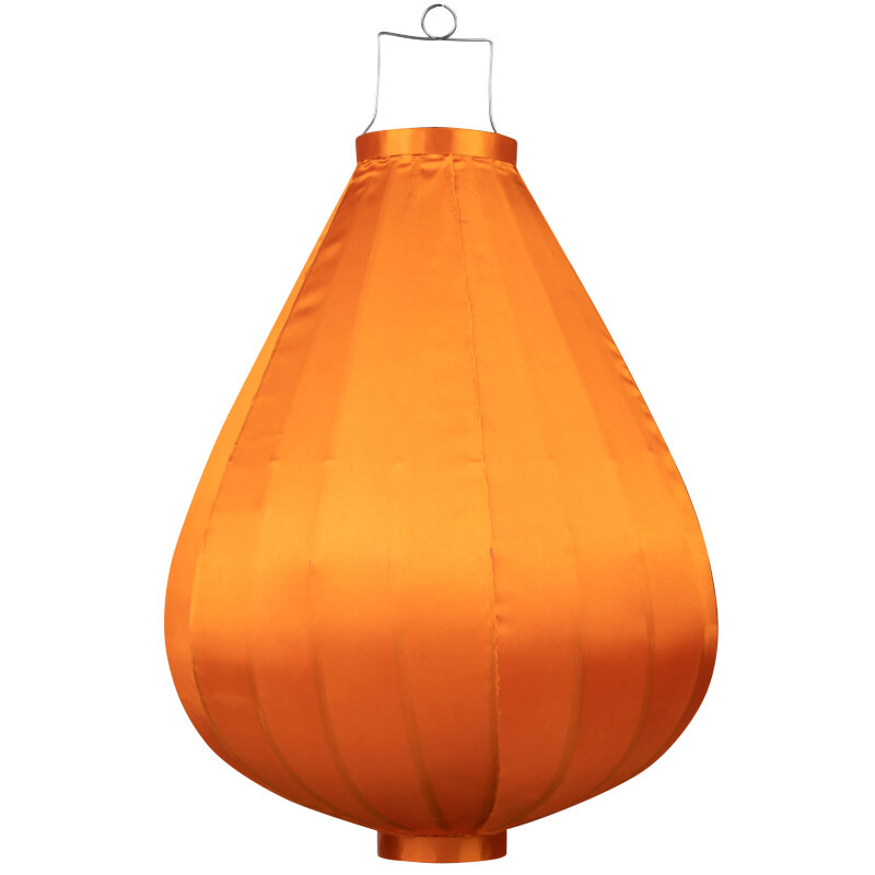 Wetterfeste Lampion Tropfen Orange
