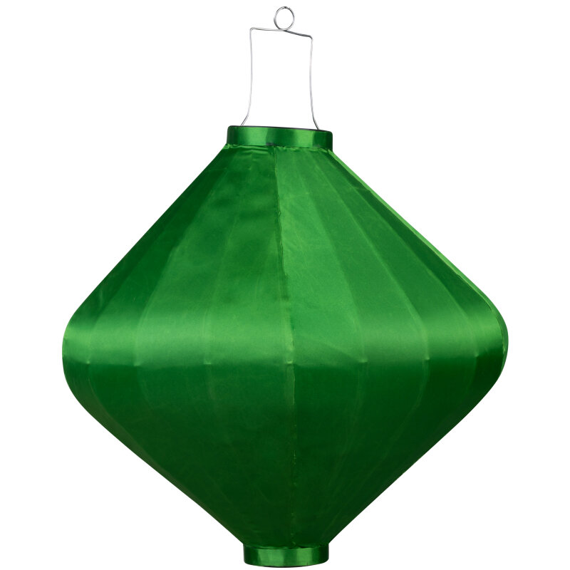 Wetterfeste Lampion Diamant Gr&uuml;n