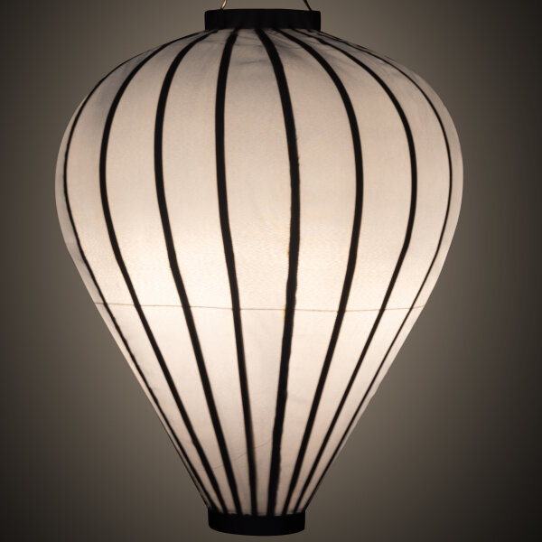 Wetterfeste Lampion Ballon Silber