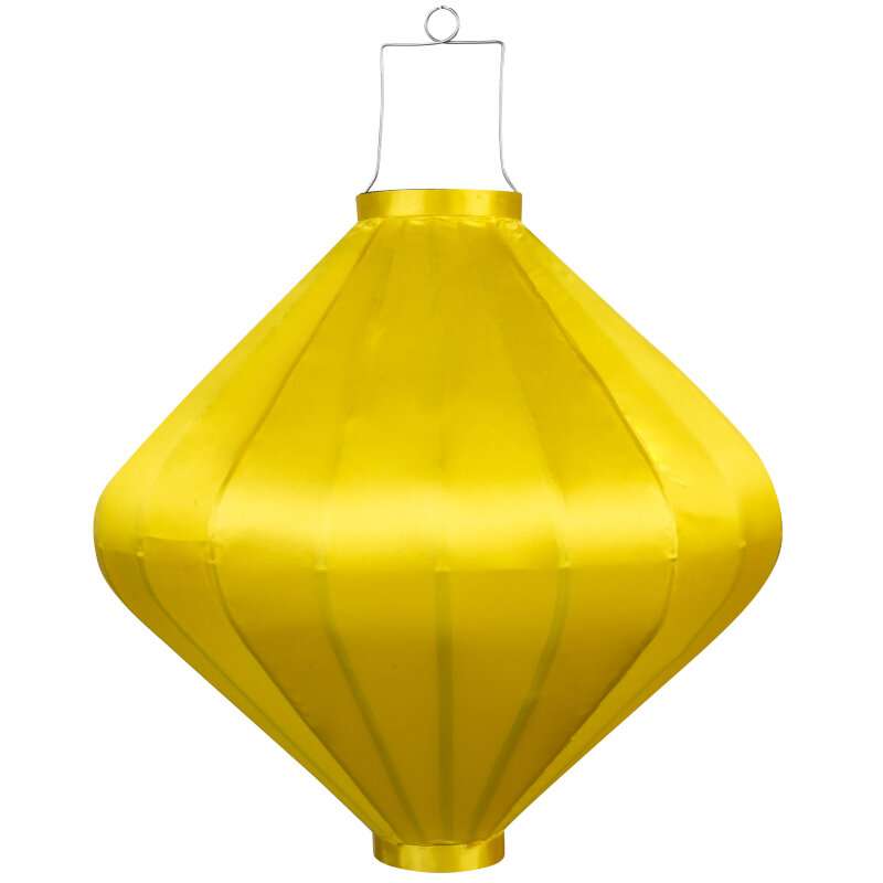 Wetterfeste Lampion Diamant Gelb