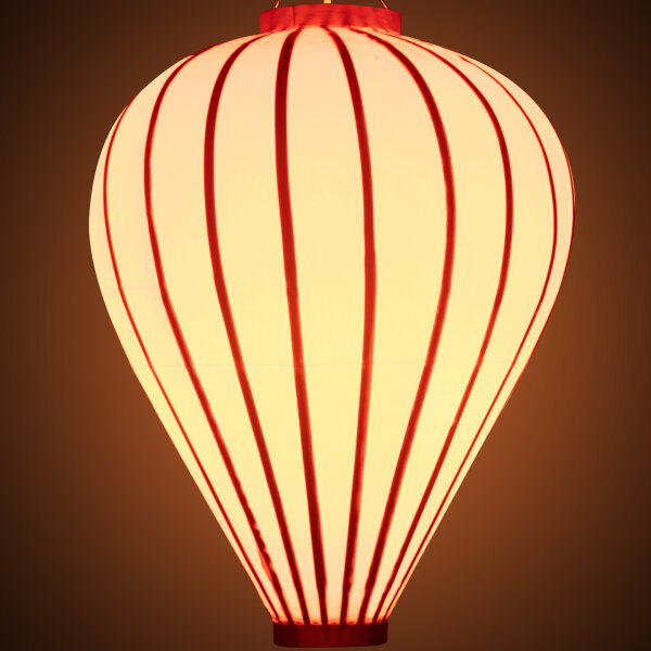 Wetterfeste Lampion Ballon Orange