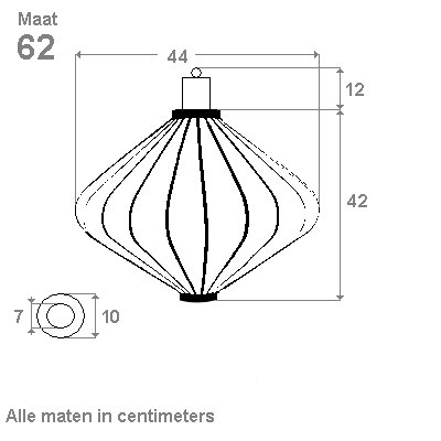 Wetterfeste Lampion Diamant Kupfer / Gold