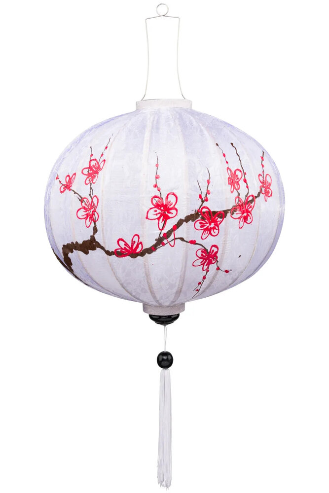 Kirschbl&uuml;te Lanterne Wei&szlig; Globus 45
