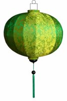 Gr&uuml;nfarbe Lampion Globus 45