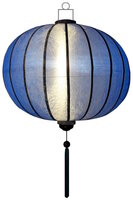 Blaufarbe Lampion Globus 45