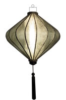 Silberfarberne Lampion Diamant 62