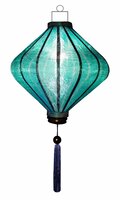 T&uuml;rkisfarbene Lampion Diamant 62