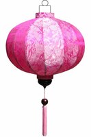 Rosafarbe Lampion Globus 62