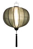 Silberfarberne Lampion Globus 62