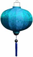 T&uuml;rkisfarbene Lampion Globus 62