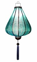 T&uuml;rkisfarbene Lampion Tropfen 62