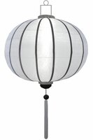 Wei&szlig;farbe Lampion Globus 72