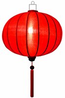 Rotfarbe Lampion Globus 72