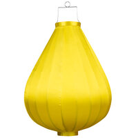 Wetterfeste Lampion Tropfen Gelb