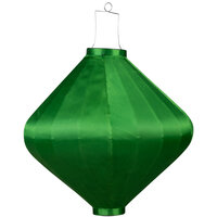 Wetterfeste Lampion Diamant Gr&uuml;n