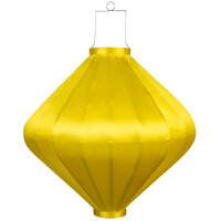 Wetterfeste Lampion Diamant Gelb