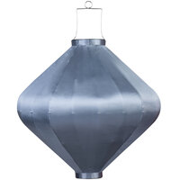 Wetterfeste Lampion Diamant Silber