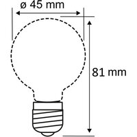 LED Kugellamp E27 / E27 Kugel