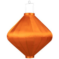 Wetterfeste Lampion Diamant Orange