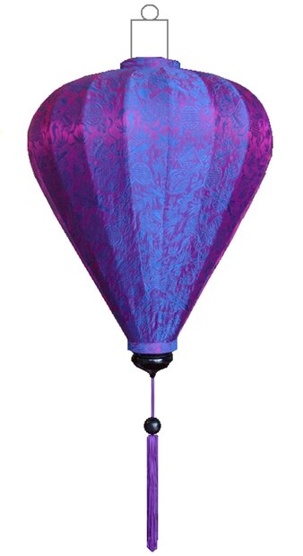 Lilafarbe Lampion Ballon 45