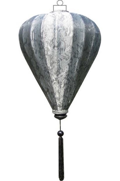 Silberfarberne Lampion Ballon 45