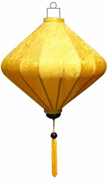 Gelbfarbe Lampion Diamant 45