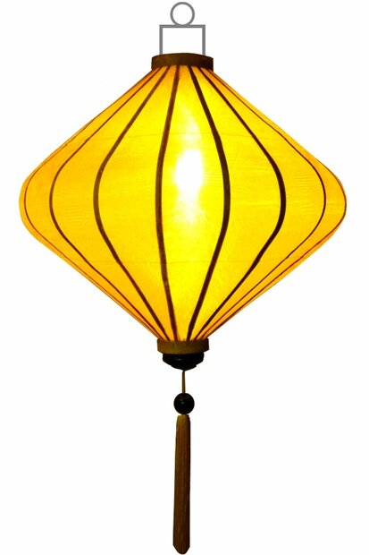 Gelbfarbe Lampion Diamant 45