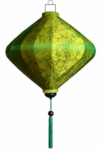 Gr&uuml;nfarbe Lampion Diamant 45