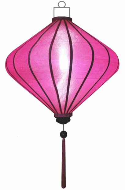 Rosafarbe Lampion Diamant 45