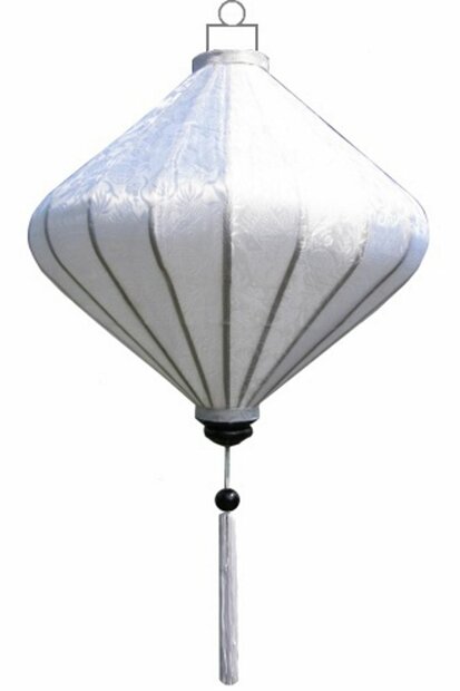 Wei&szlig;farbe Lampion Diamant 45