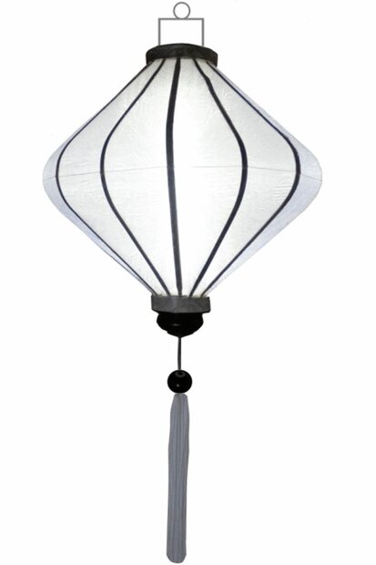 Wei&szlig;farbe Lampion Diamant 45