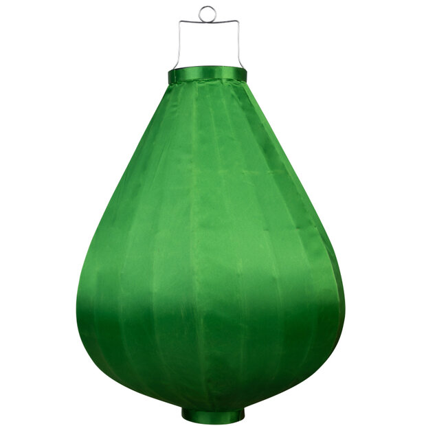 Wetterfeste Lampion Tropfen Gr&uuml;n