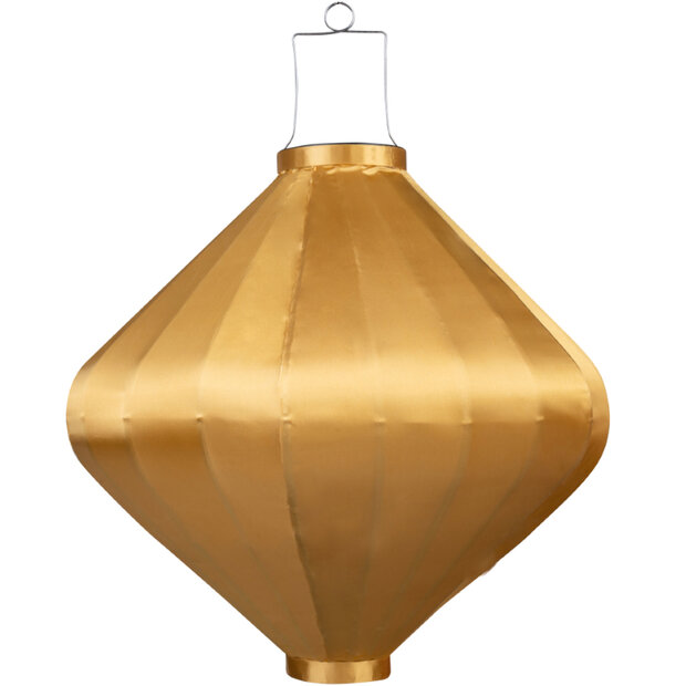 Wetterfeste Lampion Diamant Kupfer / Gold