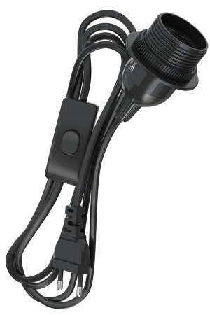 Lampenaufh&auml;ngung f&uuml;r drinnen / PS-E27-IN-BLK