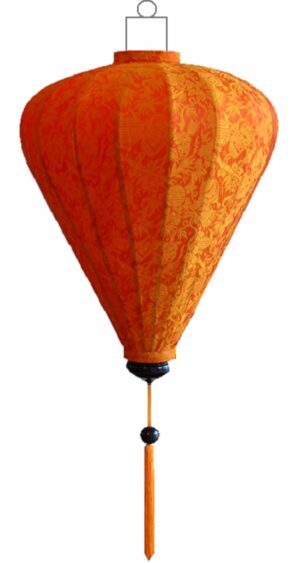 Orangefarbene Lampion Ballon