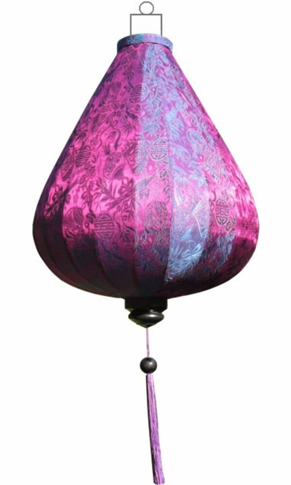 Lilafarbe Lampion Tropfen