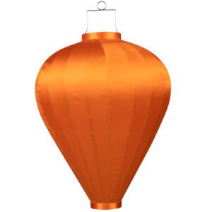 Wetterfeste Lampion Ballon Orange