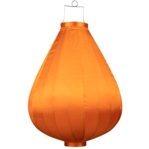 Wetterfeste Lampion Tropfen Orange